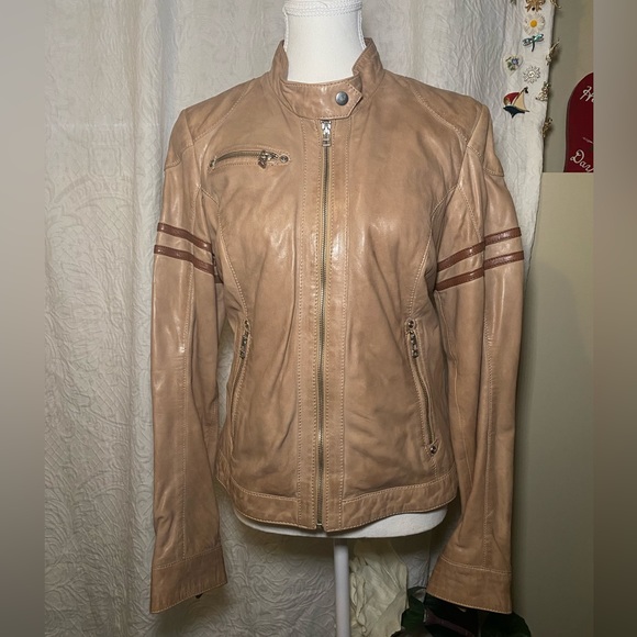 Vintage Danier Leather Jacket Bomber Style - Picture 1 of 12